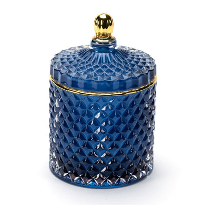 Royal GEO 230ML : Blue & Gold  V R J J CANDLES   